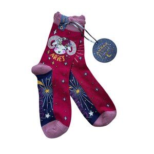 NWT Powder UK Zodiak Socks Aries Art OS